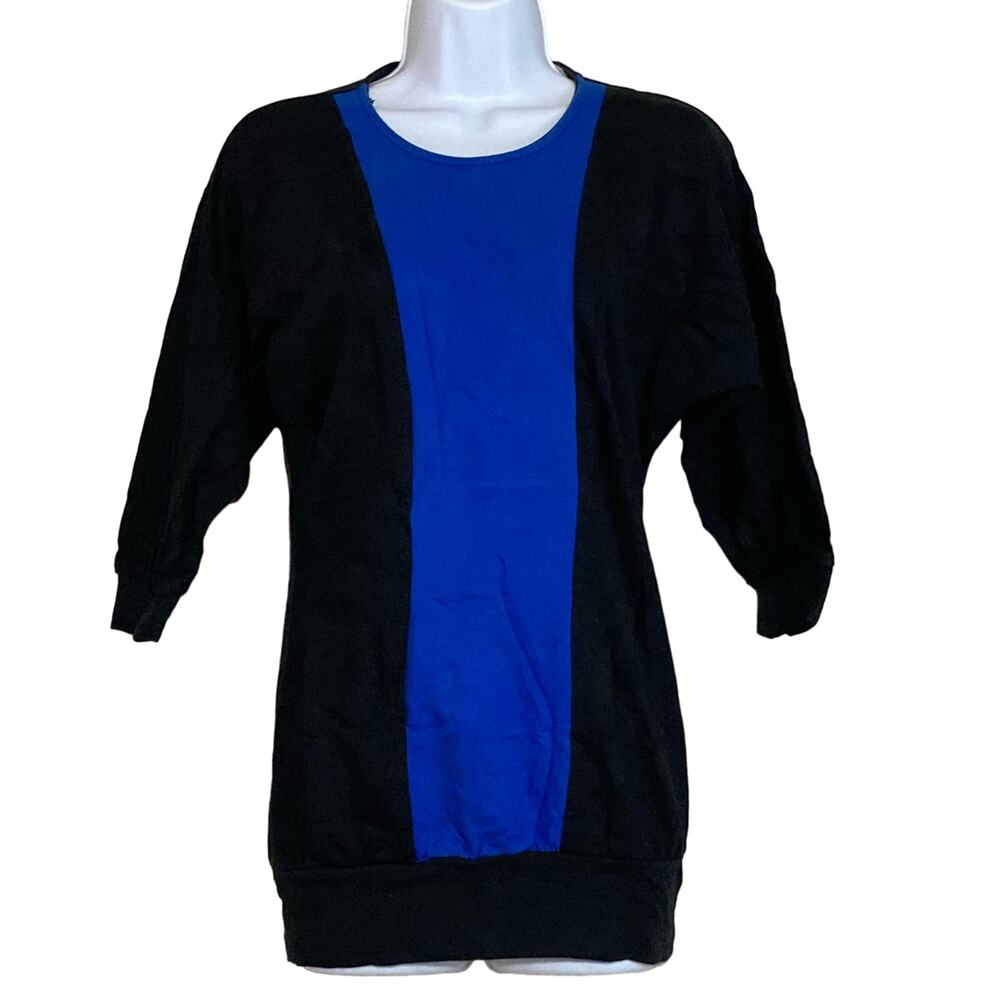 Urban Outfitters Short Sleeved Sweatshirt Top Color Block Dolman Sleeves XS